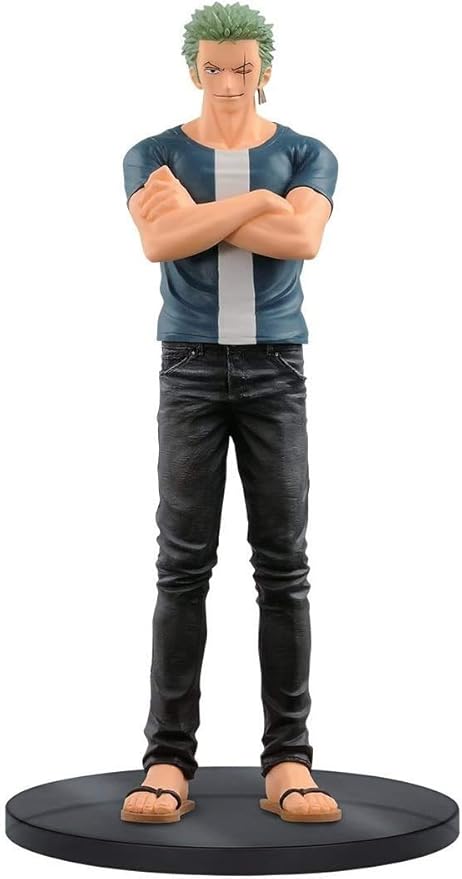 Amazon Com Banpresto Roronoa Zoro Figure B Jeans Freak Series Volume 6 1 Piece 6 7 Toys Games