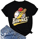 Womens Baseball Shirt Baseball Player T-Shirts Team Womens Funny Baseball Graphic Tee Fan Short Sleeve Tops