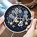 BERYA Learn to Embroidery Kits for Beginners, Pre-Stamped Cross Stitch Kits with Pattern, Hoop, Color Threads, Tools & Instruction for DIY Arts and Crafts