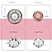Fullife Facial Hair Removal for Women, Waterproof Women's Fine Hair Remover Painless Peach Fuzz Trimmer Shaver with Built-in LED Light for Chin Hair Upper Lip Moustach