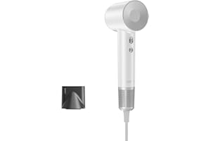 Laifen Swift Hair Dryer, High Speed 200M Ionic Blow Dryer with 110, 000 RPM Brushless Motor for Fast Drying, Low Noise, Hairdryer with Magnetic Nozzle