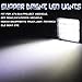 Oplips 4Pack 48W 4 inch Square LED Work Light Lamp Off Road High Power ATV Jeep Wrangler 4x4 Rv Trailer Boat Tractor Truck Excavator Fork Lift Camping Boat Tractor (4 x 48w Work Light)