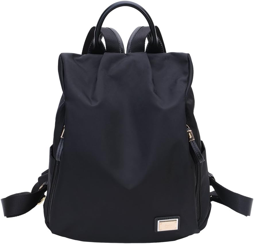 Laifu Women Backpack Purse Waterproof Nylon Anti-theft Rucksack Lightweight School Shoulder Bag