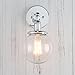 PERMO Vintage Industrial Wall Sconce Lighting Fixture with Mini 5.9