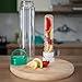 Savvy Infusion Water Bottles - 24 or 32 Ounce Fruit Infuser Bottle - Featuring Unique Leak Proof Silicone Sealed Cap with Handle - Great Gifts for Women