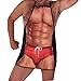 Tirain Sexy Apron Novelty Muscle Man Kitchen Cooking Grilling Apron Funny Creative Birthday Gift for Men Boyfriend (Man Body Pattern)