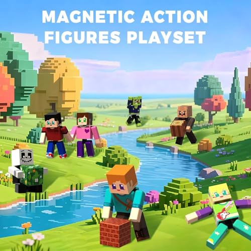 Magnetic Building Blocks 45 Pieces