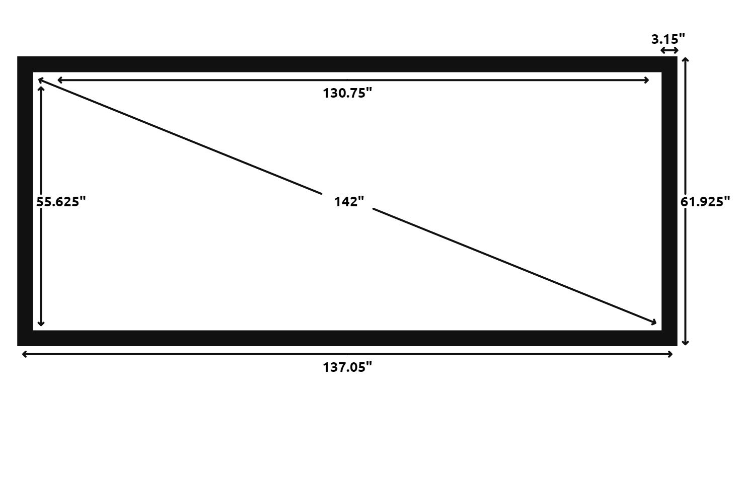 Диагональ 160. 3д телевизор lg 42 дюйма 2011. 200 дюймов экран для проектора в сантиметрах. Телевизор haier le50k6500u 49. Размер телевизора sony 75 дюймов диагональ.