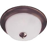 Maxim Lighting 5832FTOI Essentials-3 Light Flush Mount in Utility Style, Finish Color: Oil Rubbed Bronze