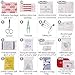LotFancy Small First Aid Kit, 84PCS First Aid Supplies for Home, Wilderness, Car, Travel, Office, Workplace, Businesses, Camping, Boating, Medic Trauma Bag, Medical Emergency Kitthumb 1