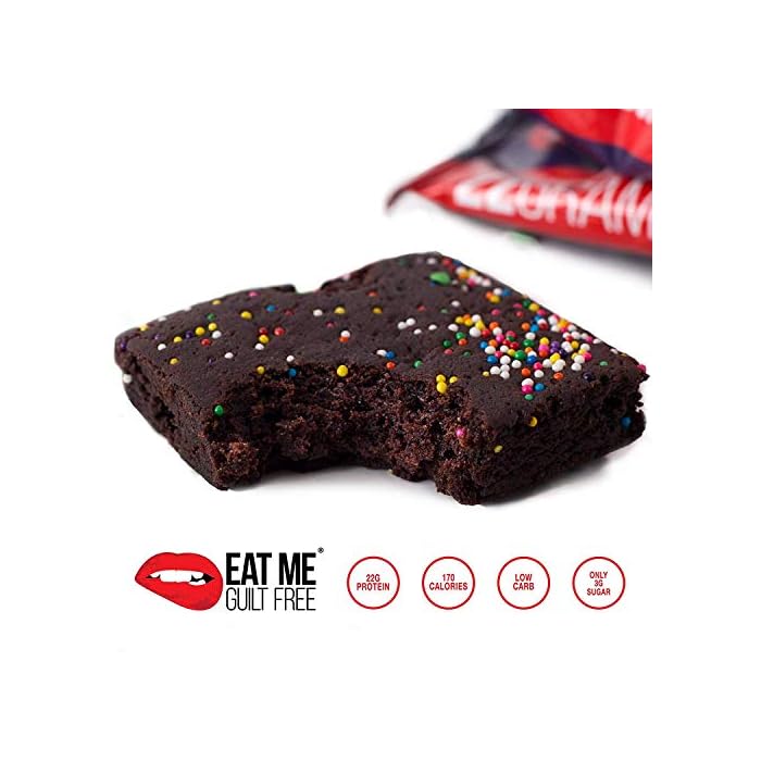 Eat Me Guilt Free Protein Brownie Low Carb, Low Sugar, KetoFriendly