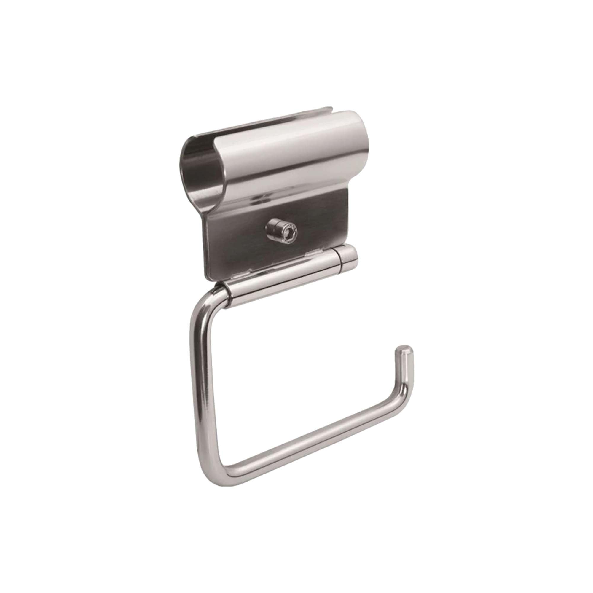 tecuro Polished Stainless Steel Toilet Paper Holder - 95015, Modern Design, Rustproof, for Bathroom and Toilet
