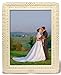 Grasslands Road GR Celtic Ceramic Wedding Frame with Irish Blesssing, Large, White, Cream, Gold
