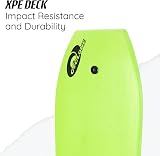 Osprey 40 inch Bodyboard with Leash Green Lightweight Deck Core view 6