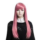 DAOTS Wig Long Straight Wigs for Women, Free Wig Cap and Bobby Pins, 24