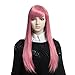 DAOTS Wig Long Straight Wigs for Women, Free Wig Cap and Bobby Pins, 24" Halloween Cosplay Synthetic Wig
