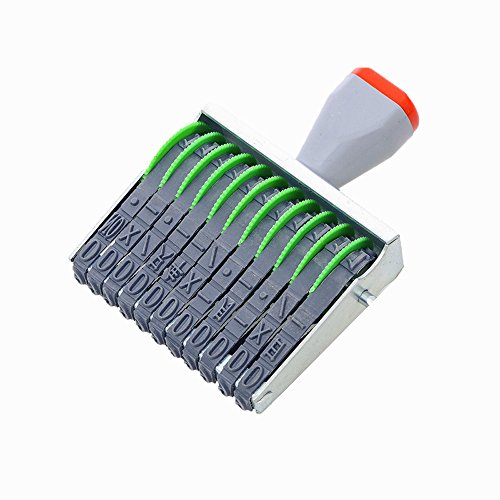 Rubber Band Wheel Office Supermarket 11 Digit Number Date Printing Stamp Printer Numbering Stamp - Thumbnail 3