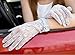 Urban CoCo Vintage Spring and Summer Women's Lace Cotton Short Gloves (Grey-model 2)