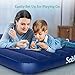 Sable Queen Size Camping Air Mattress with Electric Air Pump, Inflatable Air Bed with Extra Thick Flocked Top – Height 8″, Bluethumb 4