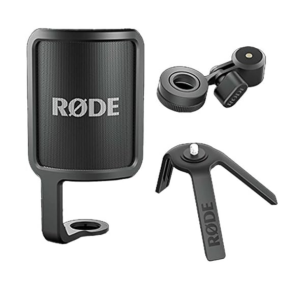Rode NT-USB Mikrofon Nierencharakteristik Kondensator mit Tischstativ und Popschutz + keepdrum MS106BK Mikrofonständer… – Bild 5