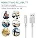 BESWASUD Phone Charger,3pack 6ft Extra Long Nylon Braided Cable Syncing and Fast Charging Cord Compatible iPhone,iPod, iPad More (Silver)