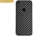 Armorsuit Black Carbon Fiber Skin Wrap Film + Clear Screen Protector for iPhone 7 Plus MilitaryShield Anti-Bubble Film - Made in USA