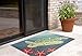 Liora Manne Frontporch Indoor Outdoor Rug - Novelty Design, Hand Hooked, Weather Resistant, UV Stabilized, Foyers, Porches, Patios & Decks, Sea Turtle, 1'8