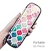 Fintie Holder Case for Apple Pencil 1st 2nd Gen, PU Leather Carrying Bag Sleeve with Mesh Pocket for iPad Air 3rd Gen, iPad Mini 5, iPad Pro Pencil, Samsung Stylus, Surface, Wacom Pen, Moroccan Love