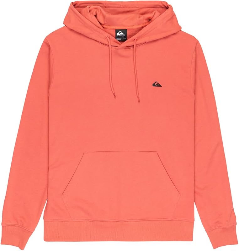 Men Basic Hoodie Young Men Mineral Red M M