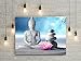 Visual Art Decor Buddha Canvas Wall Art Framed and Stretched Large Peaceful Buddha Act with Compassion White Sand Zen Stone Canvas Prints Buddhism Decoration For Wall (24