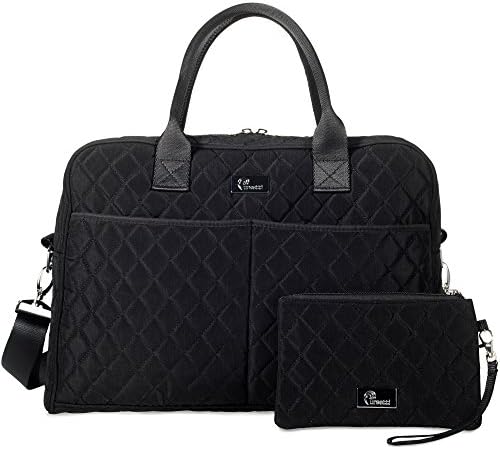 Pursetti Quilted Tote Bag for Women w/Bonus Wristlet