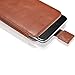 KAVAJ iPhone 8/7 / 6S / 6 Plus Holster Case Leather Miami Cognac-Brown Slim-Fit Pouch Leather Holster iPhone 8 Plus Wallet-Case Genuine Leather Cover with Business Card Holder Apple iPhone8 Plus