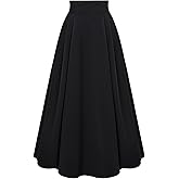 Scarlet Darkness Victorian Skirts for Women Renaissance High Waisted Long Skirt with Pockets
