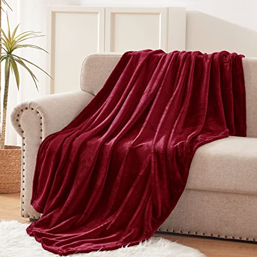 Exclusivo Mezcla Extra Large Fleece Throw Blanket for Couch, Sofa and