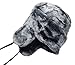 Gray Fur Winter Ushanka Hat with RED STAR Emblem (X-LARGE)