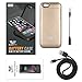 [MFI Apple Certified] iPhone 6S Battery Case - iPhone 6 Battery Case, SAVFY iPhone Portable Charger iPhone 6 6S Charging Case[Gold]-3200mAh Battery Pack Juice Bank Cover