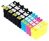 Blake Printing Supply Remanufactured Ink Cartridges Replacement for Epson 127 (4x Black, 2x Cyan, 2x Magenta, 2x Yellow, 10-Pack)