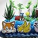 Unique 12 Piece Classic Sonic the Hedgehog Cake Topper Set Featuring 4 Sonic Rings, Super Sonic, Amy Rose, Miles Tails Prower, Sonic, Metal Sonic, Knuckles, And 2 Decorative Cake Pieces
