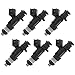 Fuel Injectors Kits,SCITOO 4 Hole Black 0280158028 Fuel Injector fit for Dodge Avenger Challenger Charger Journey Grand Caravan Magnum Nitro Stratus,Set of 6