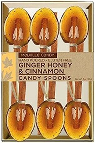 MELVILLE GINGER HONEY CINNAMON SPOONS, PACK OF 6