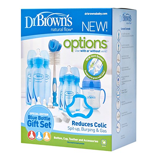 Dr Brown's Options Baby Bottles Gift Set - Blue