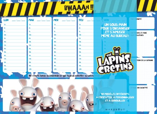 Sous-main Lapins Crétins by (Board book)