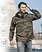 Global Blank Windbreaker Men’s Rain Jacket, Waterproof Hoodie Zip-Up Anorak