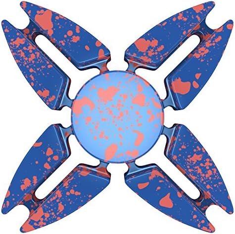 EnergyPal Fidget Spinner Metal-Alloy Toy Helps Focusing Anti-Anxiety 360 Spinner- Cosmic Blue