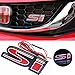Tacraft SI-LED LED SI S-I Grill Grille Kidney 3D Red LED Logo Emblem Badge For Honda Civic Accord S2000 SPIRIOR LED