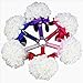 StillCool Wedding Bouquets, Crystal Pearl Silk Roses Bridal Bridesmaid Wedding Hand Bouquet Artificial Fake Flowers (18cm*24cm, Red)