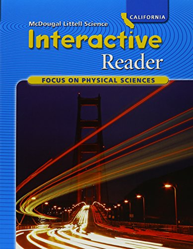 McDougal Littell Science California: Focus on Physical Science InterActive Reader (Student) Grade 8 Physical Science