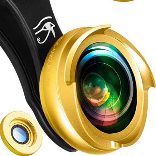 RETINA iPhone Wide Angle Lens 0.6 x | 60% Wider Picture With Every Snap | Bundle With 10x Macro Lens Pro | Clip-On Cell Phone Camera Lenses Fits Any iPhone X, 8, 8 plus, 7plus, 7, 6, 6s, 6plus, 5, 5s