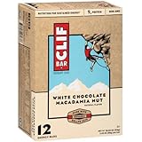 CLIF Bar White Chocolate Macadamia Nut Energy Bars, 2.4 oz, 12 count