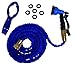 RAAYA Expandable 50 Foot Hose Kit by Garden Hose with Expanding 3 Layers Brass Shut-Off Valve, 8-Setting Spray Nozzle, 6 Washers, Hose Hanger - Strong, Flexible, Heavy Duty!